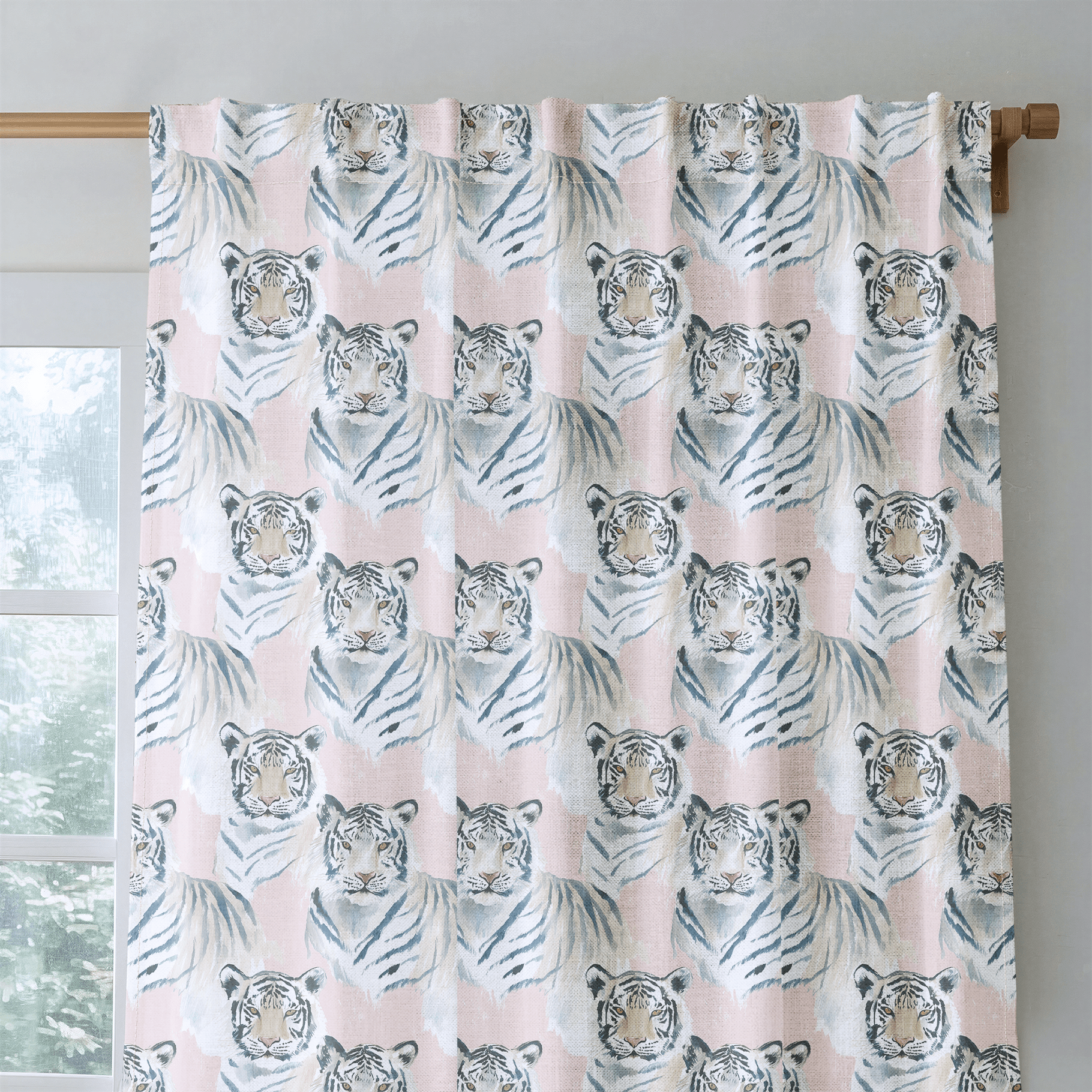 Leopold Tiger - Curtain Panel - The Drapery