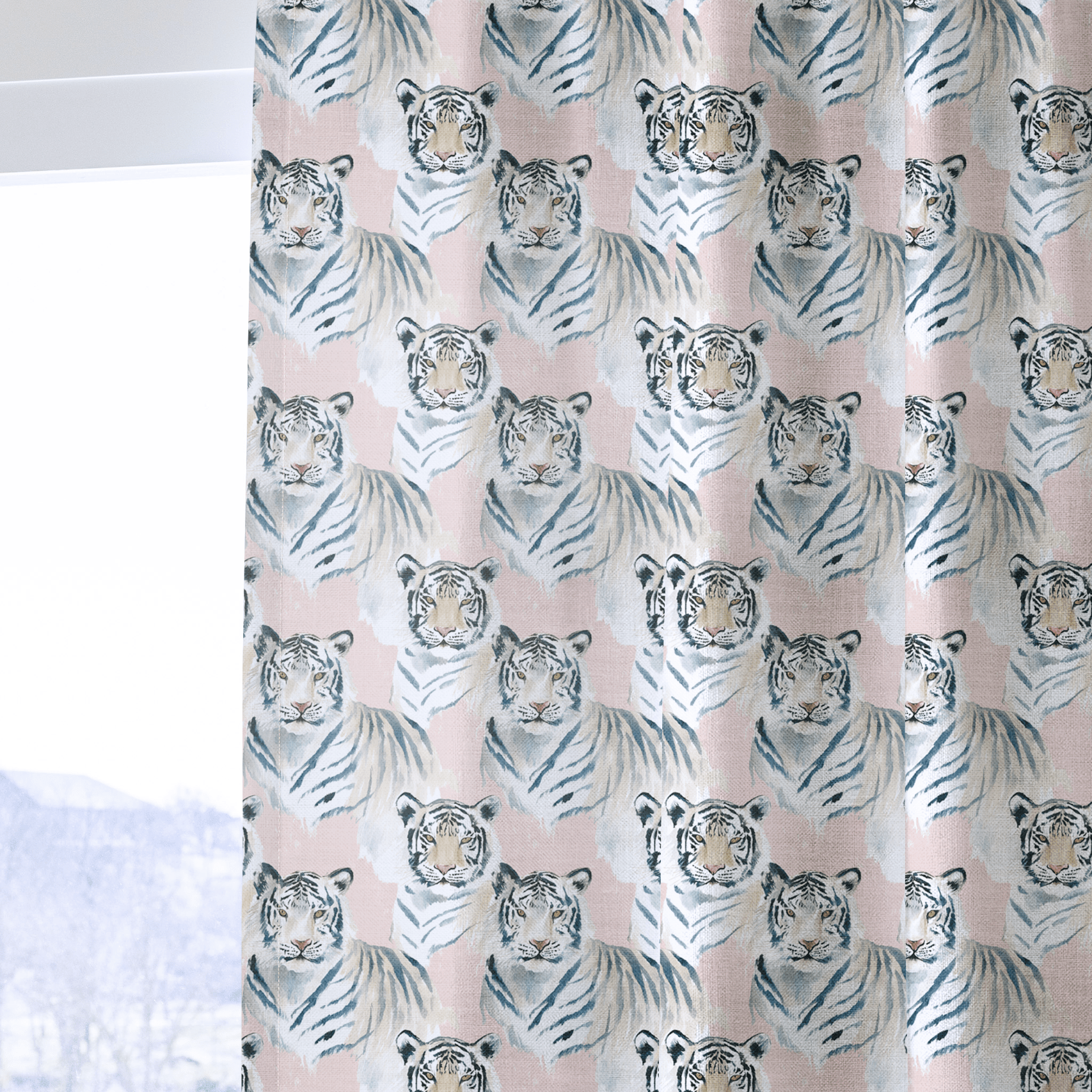 Leopold Tiger - Curtain Panel - The Drapery