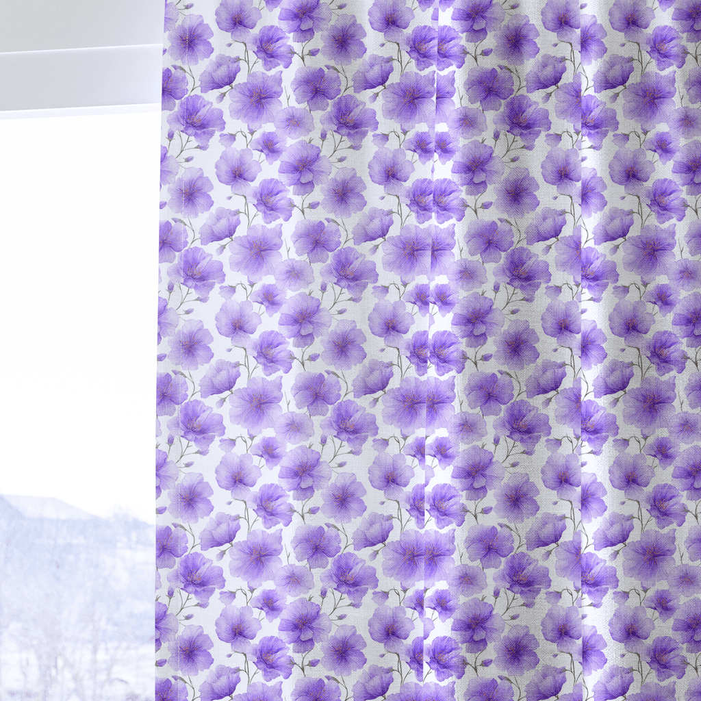Lilac - Curtain Panel - The Drapery