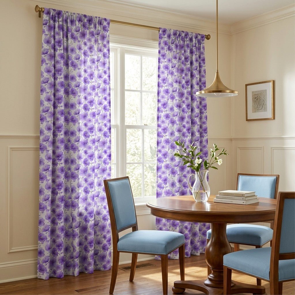 Lilac - Curtain Panel - The Drapery