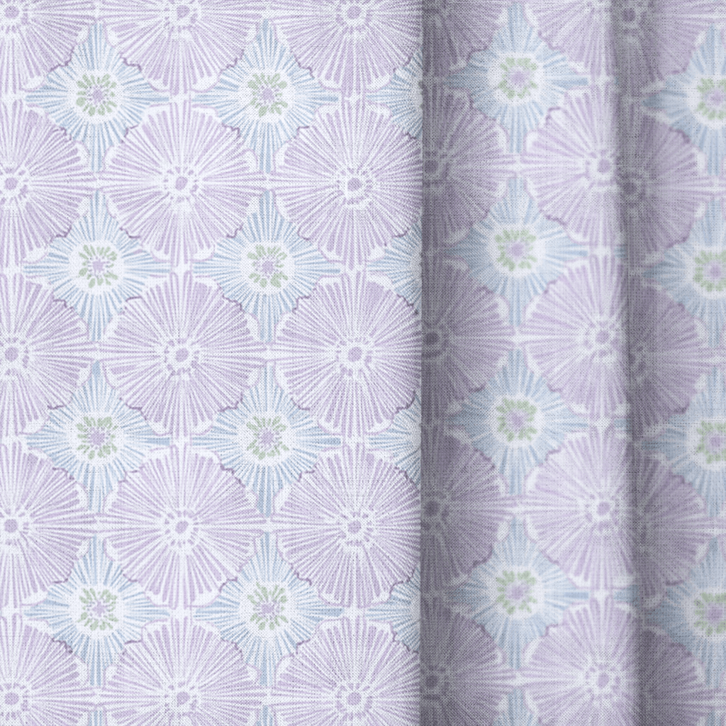 Lilac Sky - Curtain Panel - The Drapery