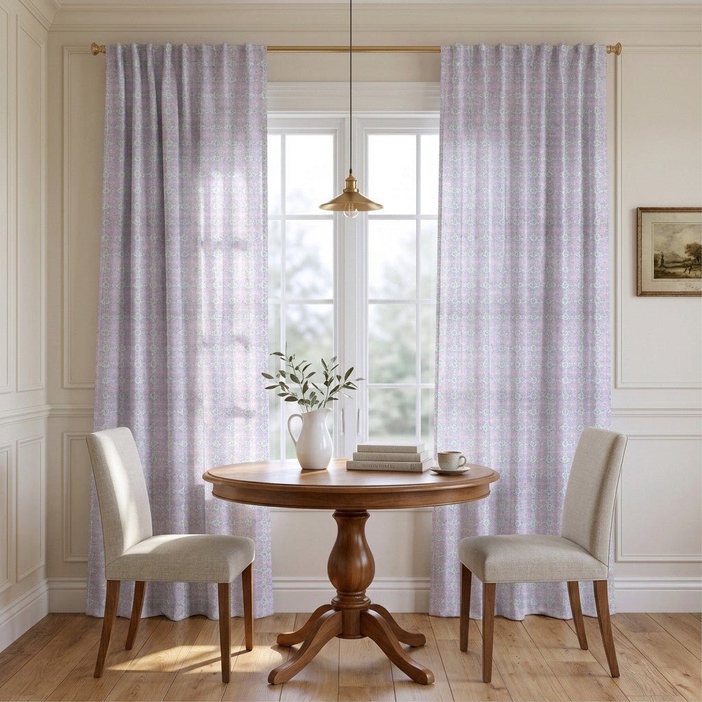 Lilac Sky - Curtain Panel - The Drapery