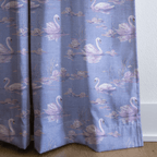 Lilac Swans - Curtain Panel - The Drapery