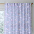 Lilac Swans - Curtain Panel - The Drapery