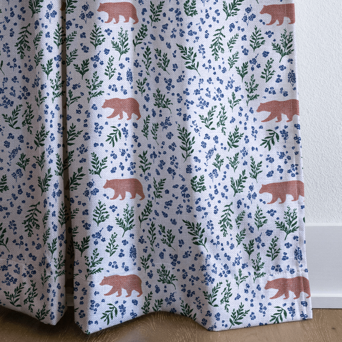 Lilou Bear - Curtain Panel - The Drapery