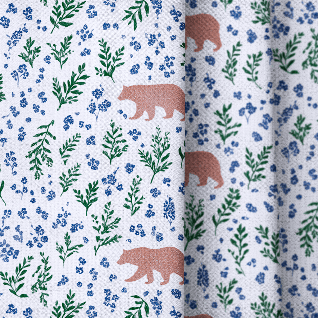 Lilou Bear - Curtain Panel - The Drapery