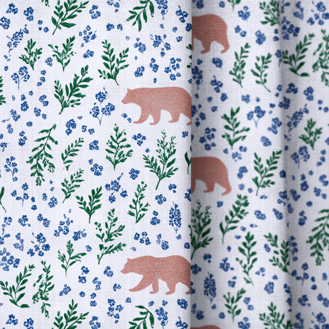 Lilou Bear - Curtain Panel - The Drapery