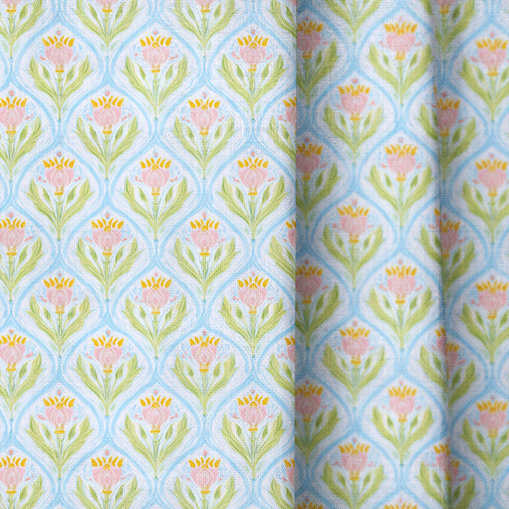 Lily Garden - Curtain Panel - The Drapery