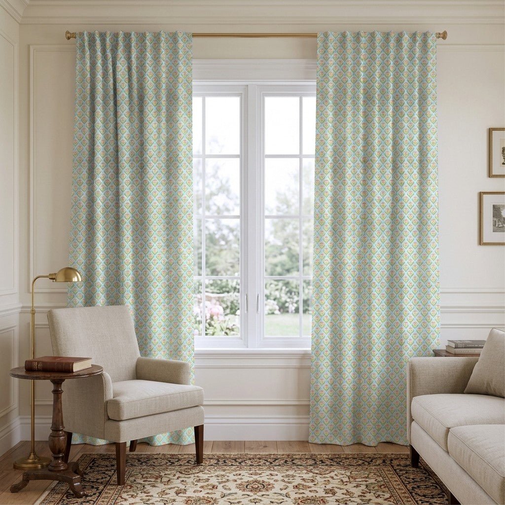 Lily Garden - Curtain Panel - The Drapery