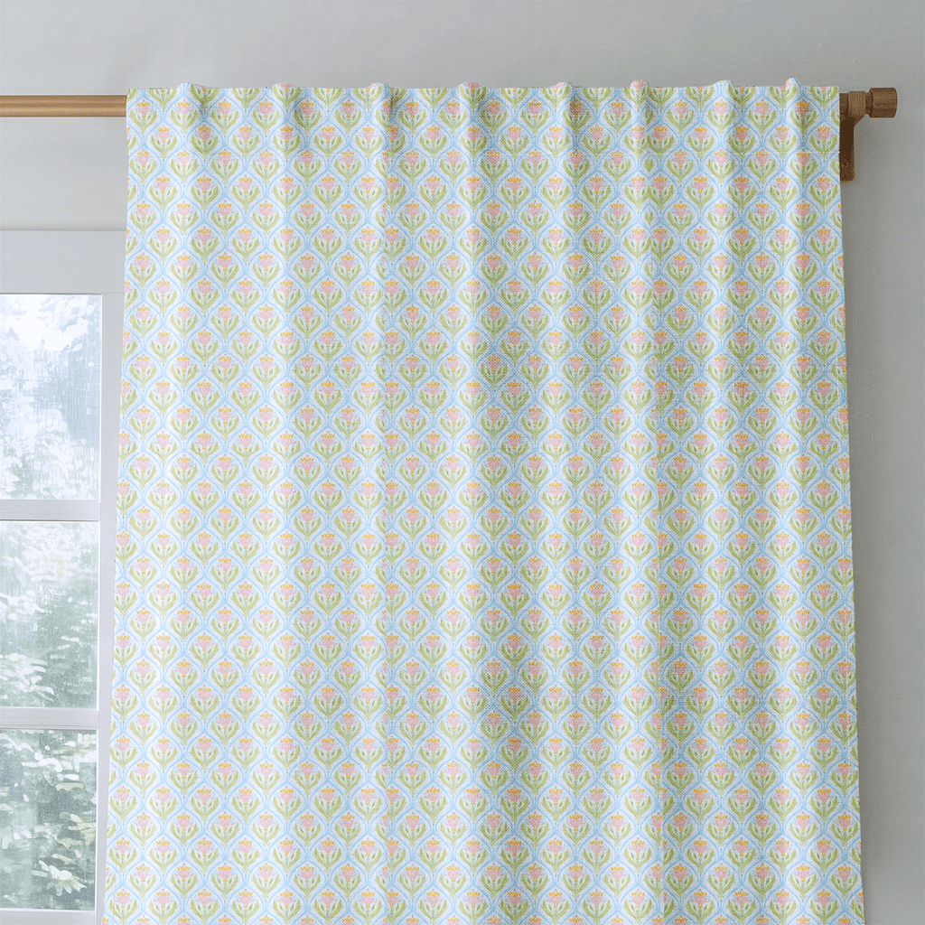 Lily Garden - Curtain Panel - The Drapery