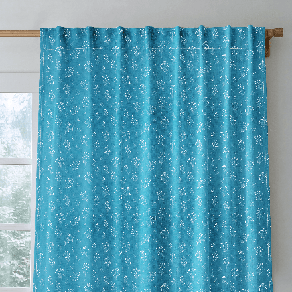 Lincoln Blue - Curtain Panel - The Drapery