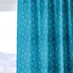 Lincoln Blue - Curtain Panel - The Drapery