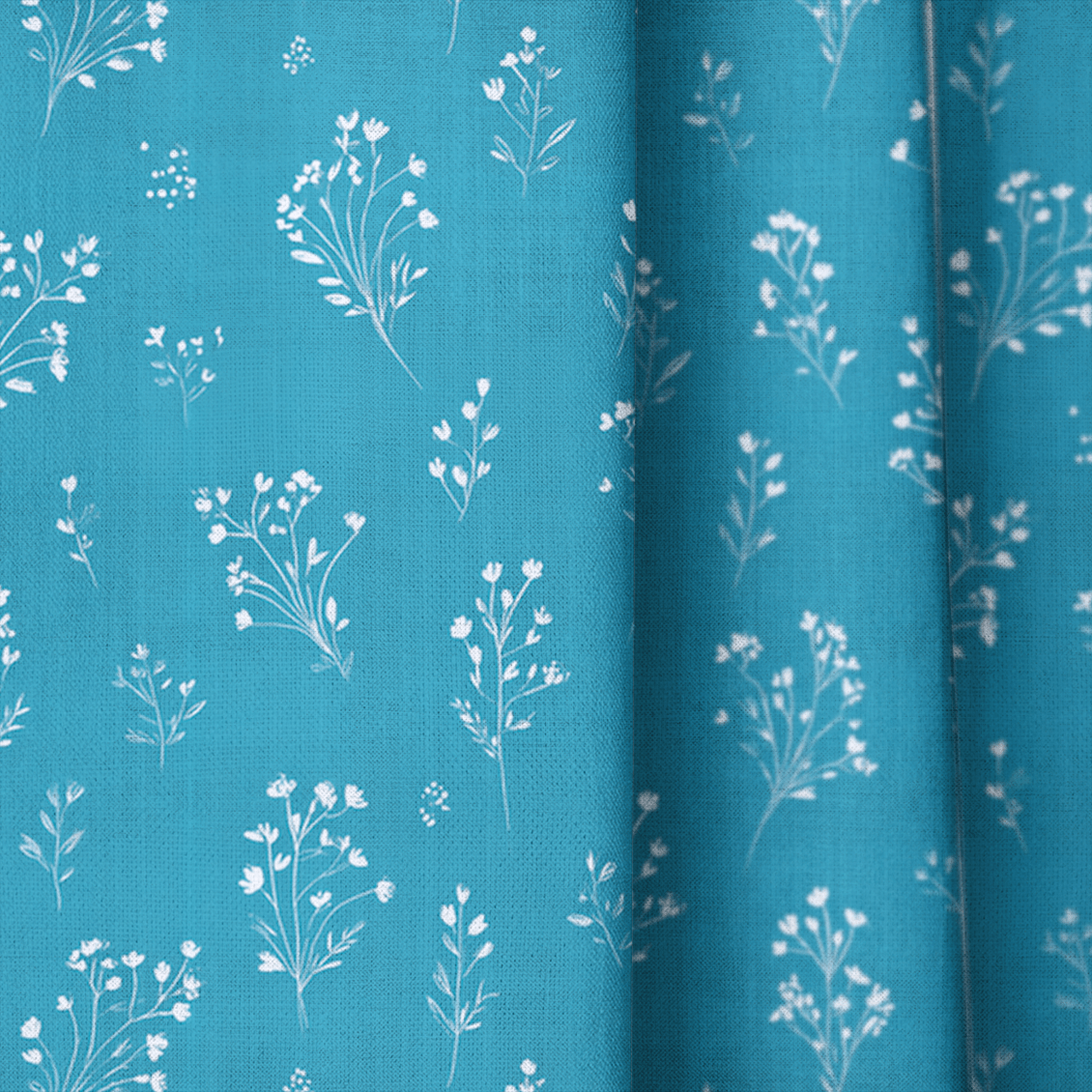 Lincoln Blue - Curtain Panel - The Drapery