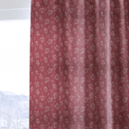 Lincoln Red - Curtain Panel - The Drapery