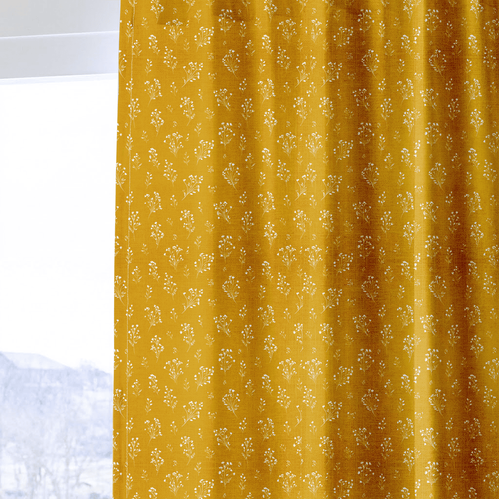 Lincoln Yellow - Curtain Panel - The Drapery