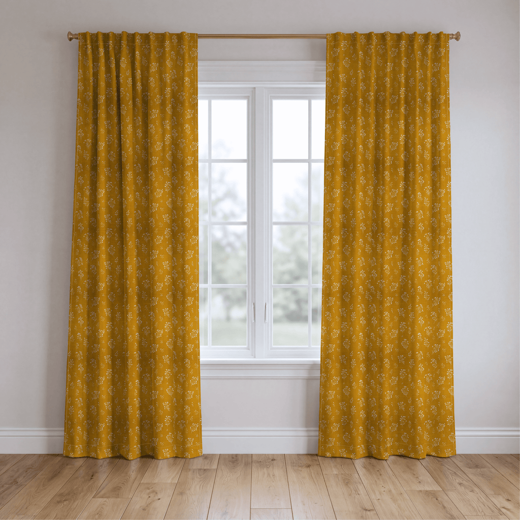 Lincoln Yellow - Curtain Panel - The Drapery