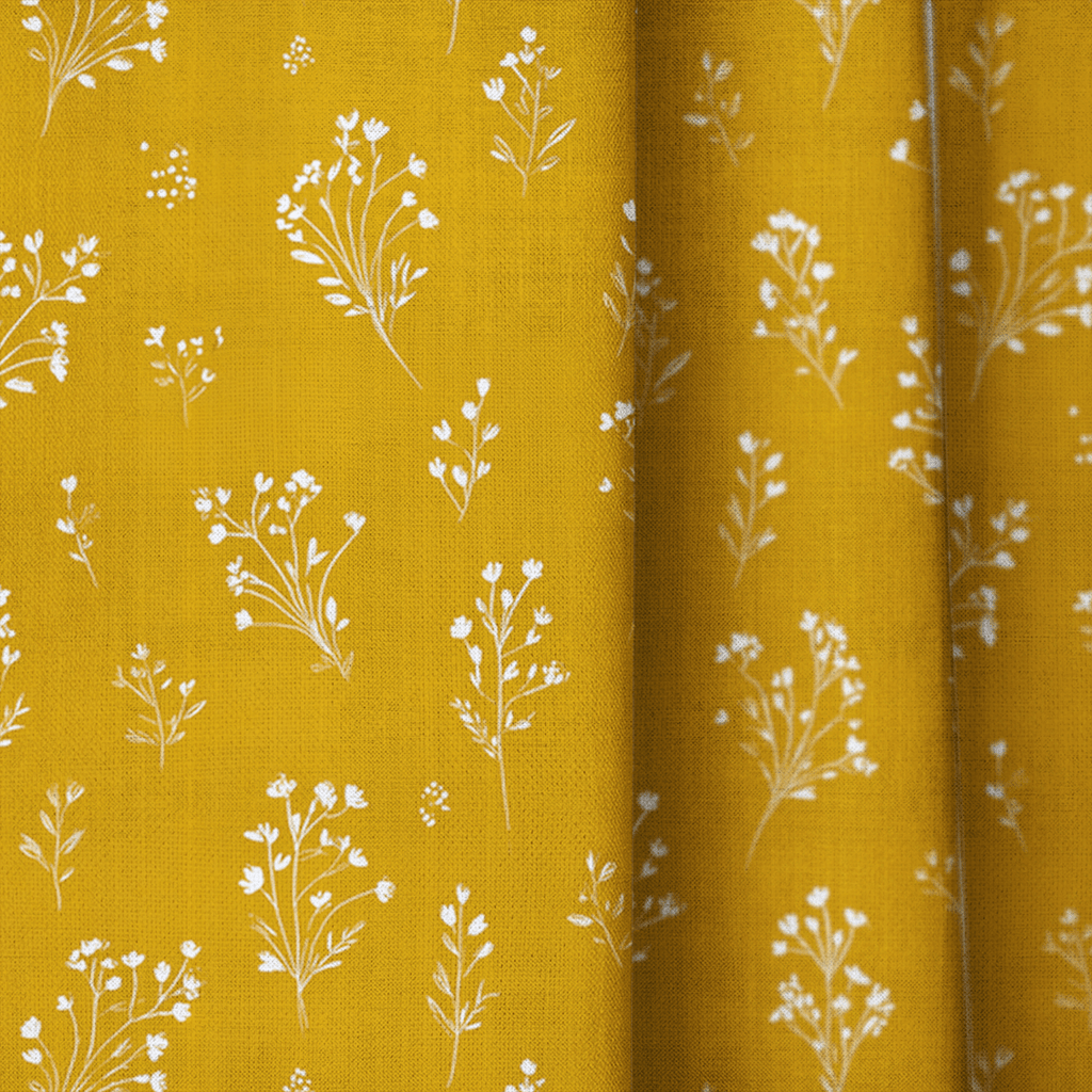 Lincoln Yellow - Curtain Panel - The Drapery