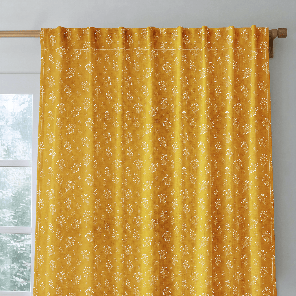 Lincoln Yellow - Curtain Panel - The Drapery