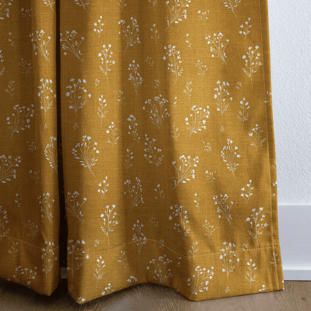 Lincoln Yellow - Curtain Panel - The Drapery