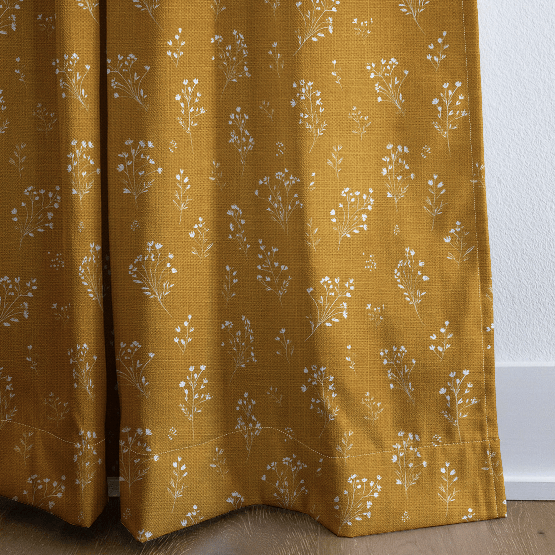 Lincoln Yellow - Curtain Panel - The Drapery