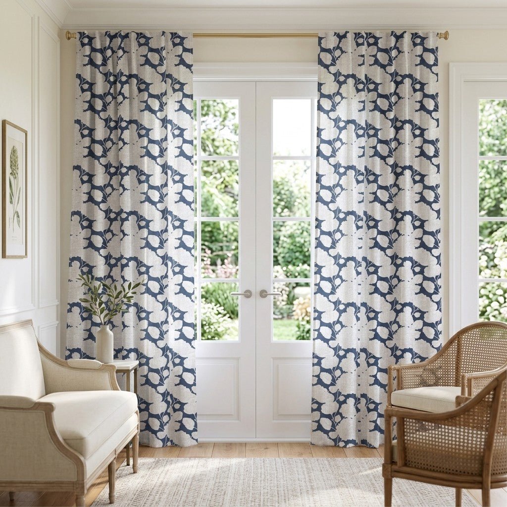 Linen Sketch - Curtain Panel - The Drapery