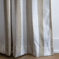 Linen Stripes - Curtain Panel - The Drapery