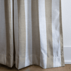 Linen Stripes - Curtain Panel - The Drapery