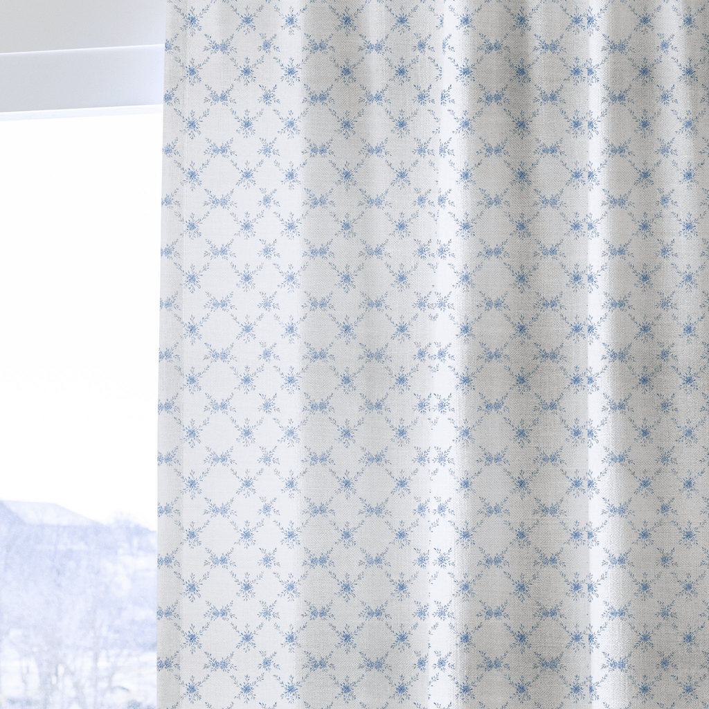 Liora Blue - Curtain Panel - The Drapery