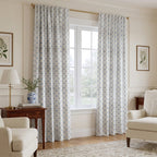 Liora Blue - Curtain Panel - The Drapery