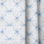Liora Blue - Curtain Panel - The Drapery