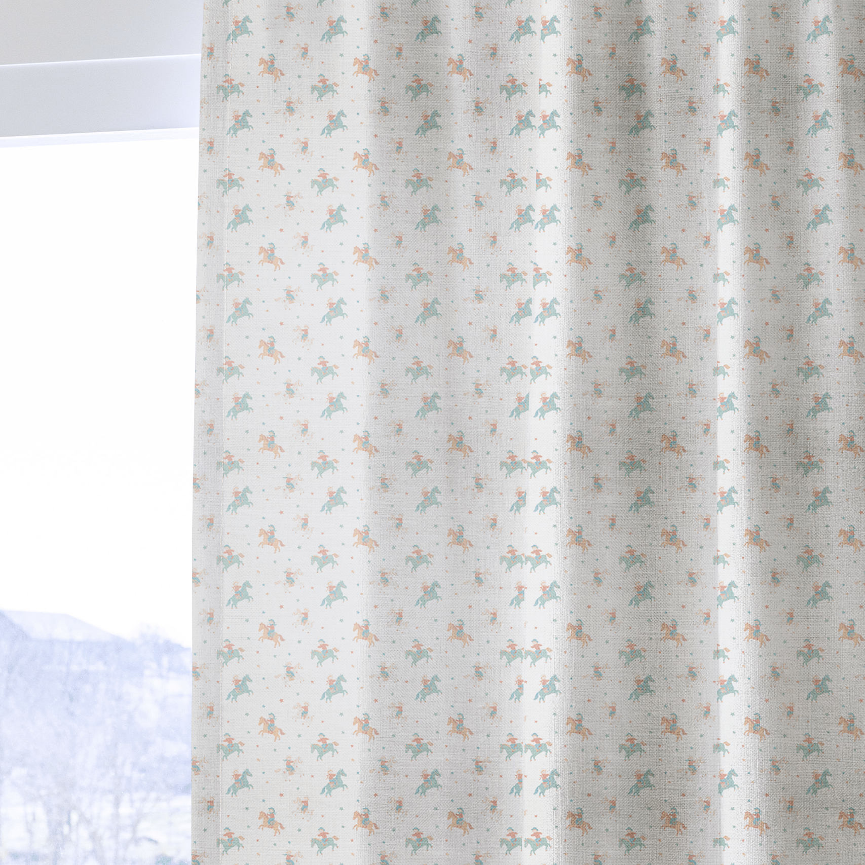 Little Cowboy - Curtain Panel - The Drapery