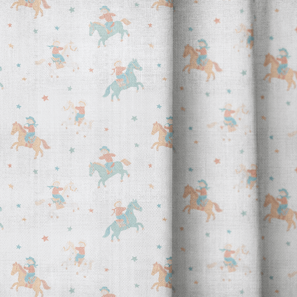 Little Cowboy - Curtain Panel - The Drapery