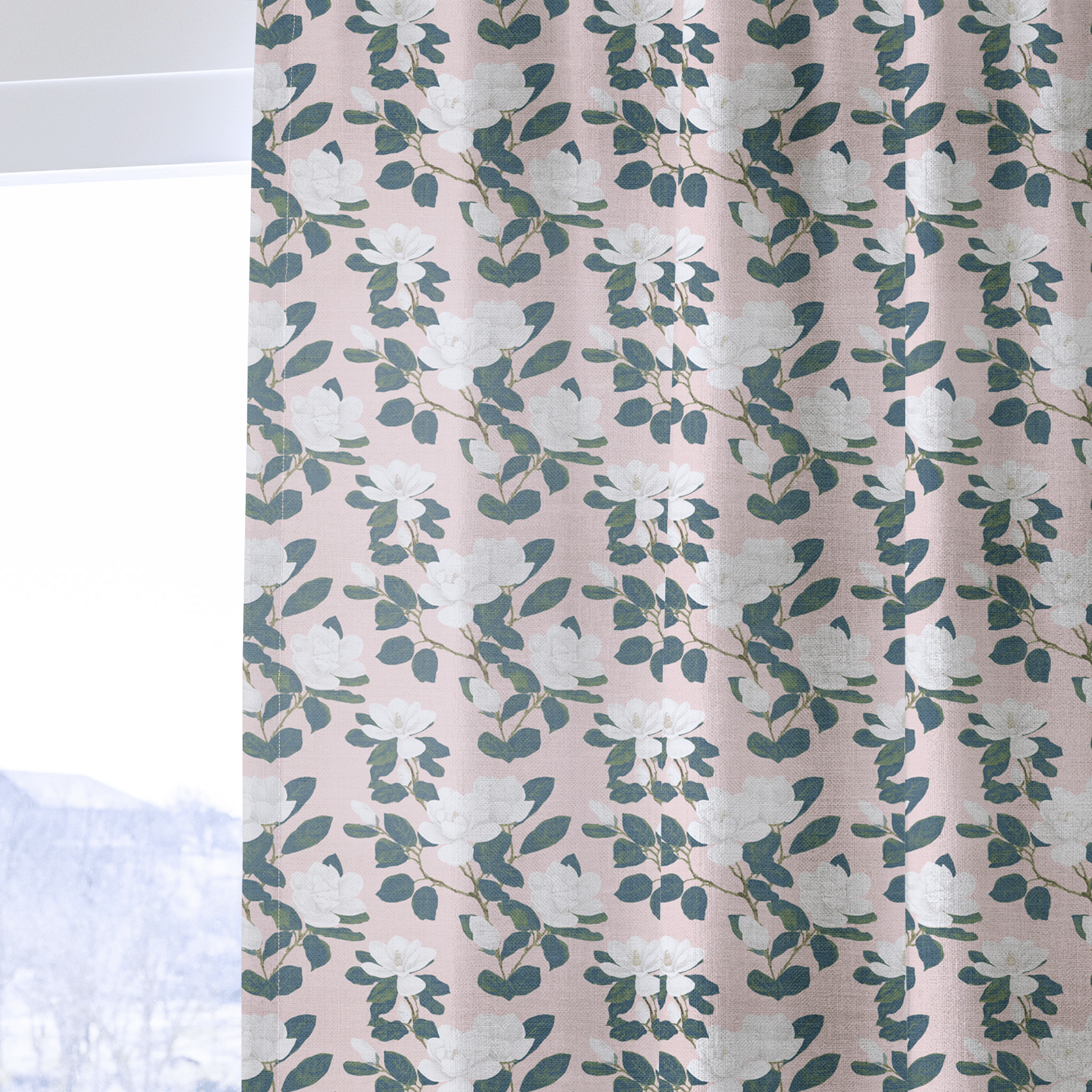 Lockshire Blossoms - Curtain Panel - The Drapery