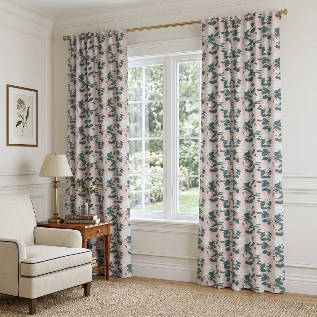 Lockshire Blossoms - Curtain Panel - The Drapery