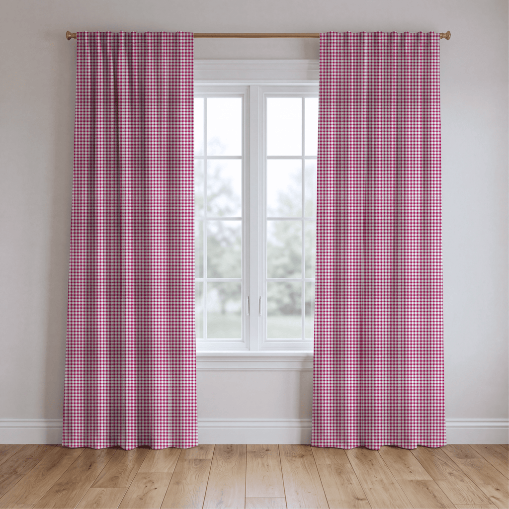 Loire Plaid - Curtain Panel - The Drapery