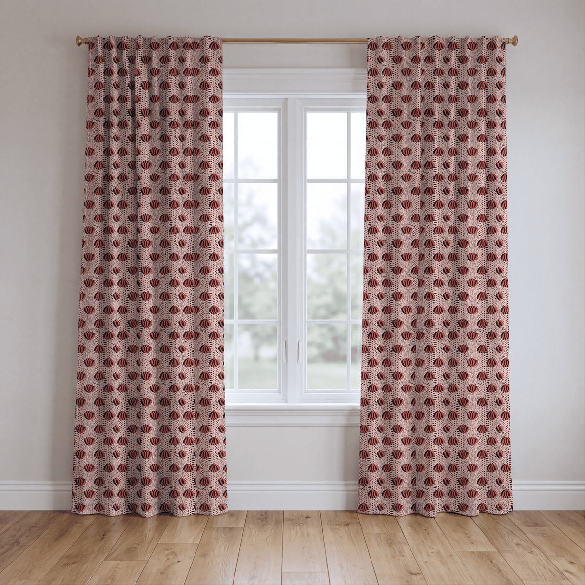 Lotus - Curtain Panel - The Drapery
