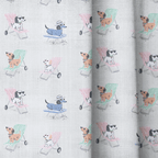 Lounger Dogs - Curtain Panel - The Drapery