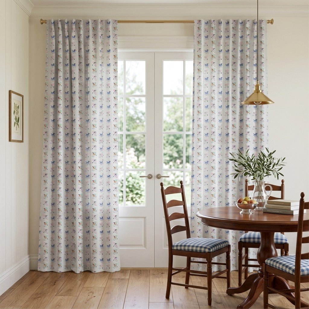 Lounger Dogs - Curtain Panel - The Drapery