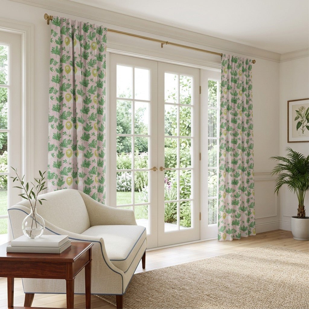Loxborough Lion - Curtain Panel - The Drapery