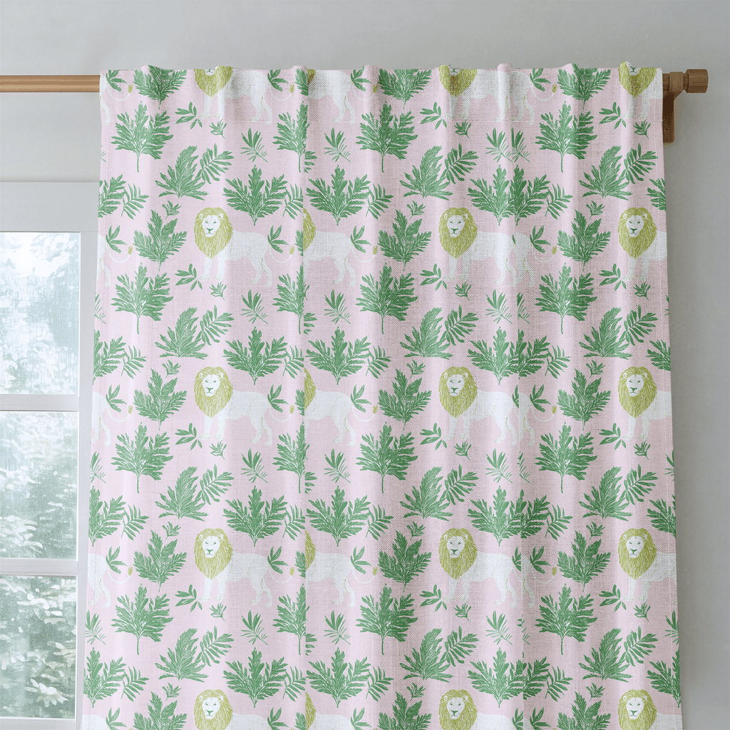 Loxborough Lion - Curtain Panel - The Drapery