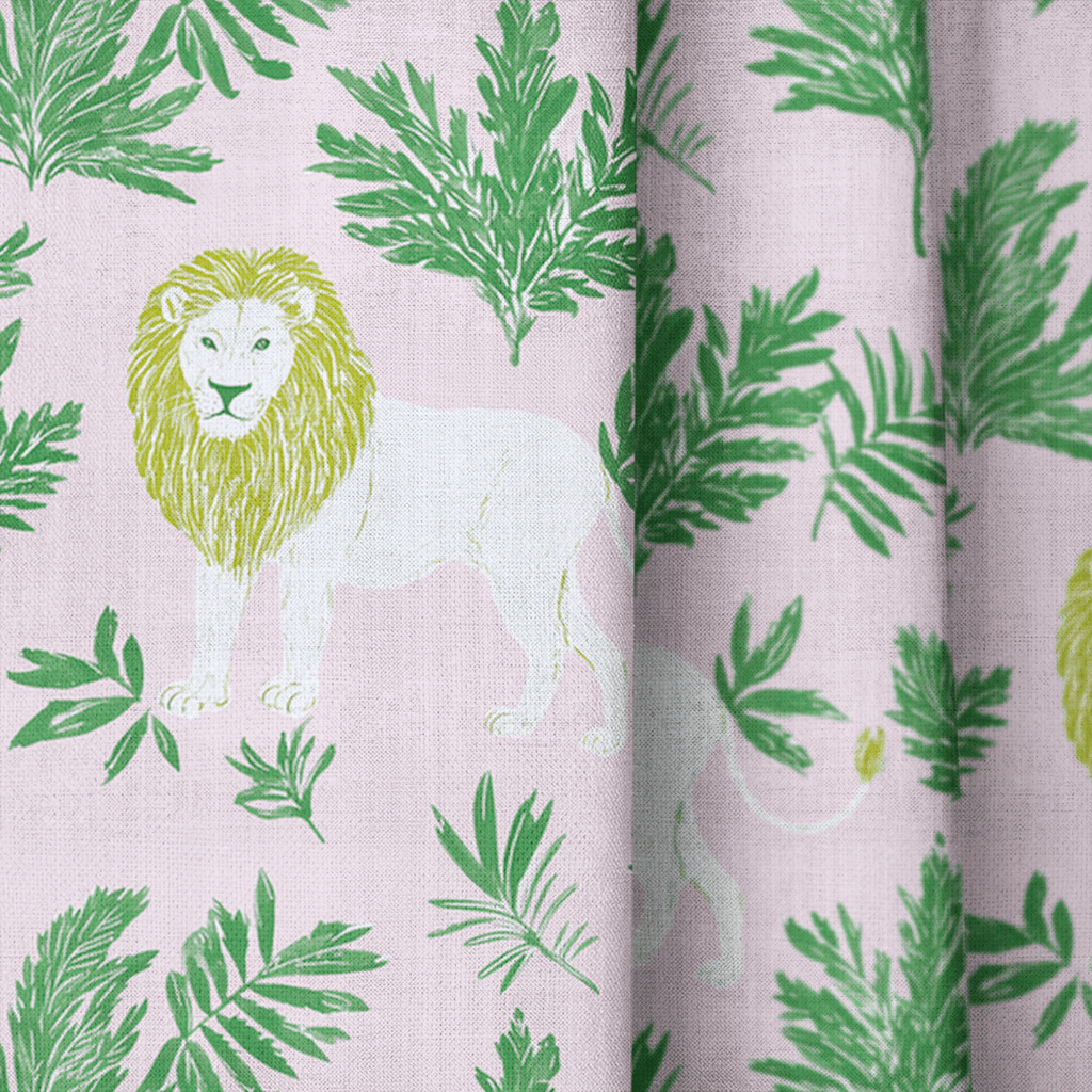 Loxborough Lion - Curtain Panel - The Drapery