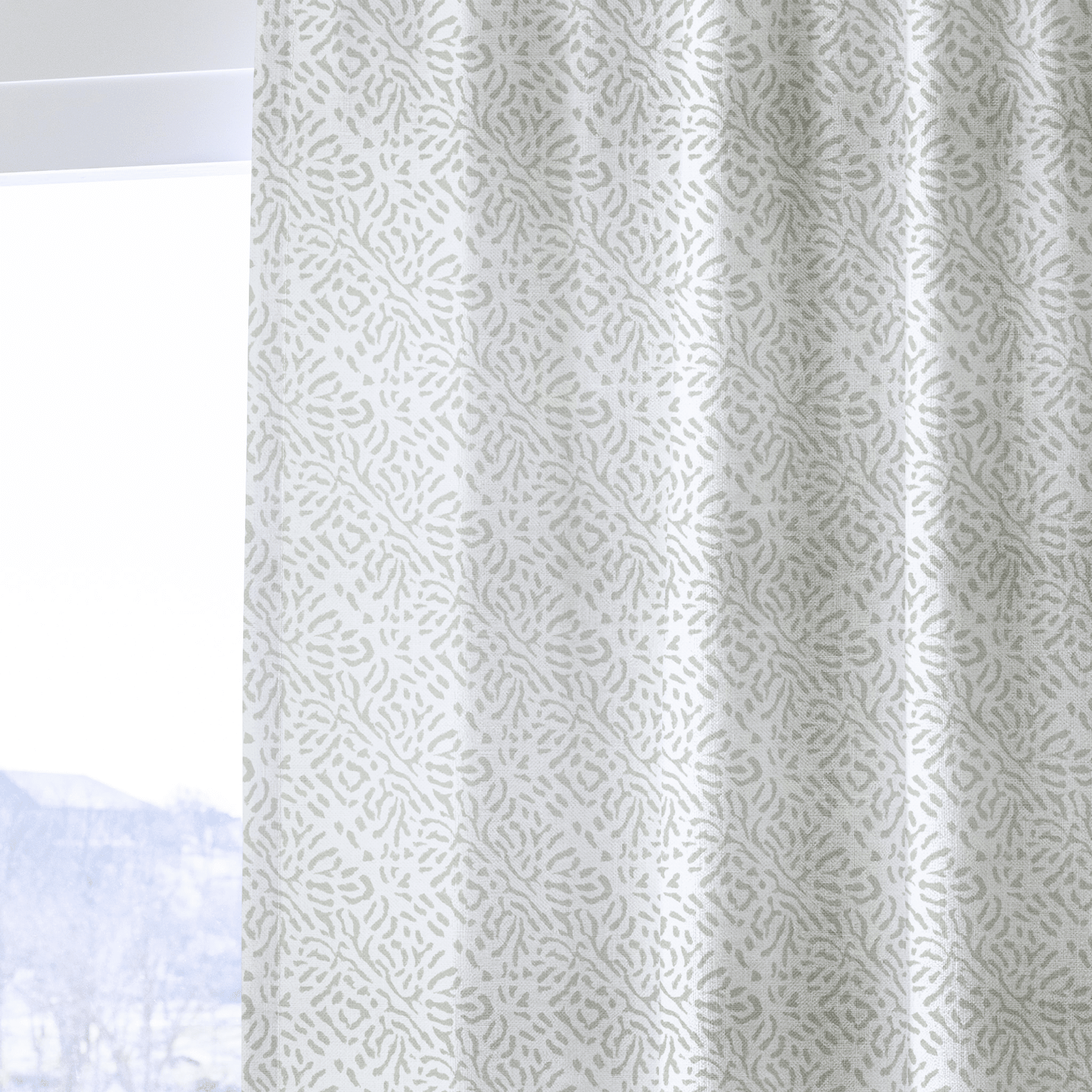 Loxeth Maze - Curtain Panel - The Drapery