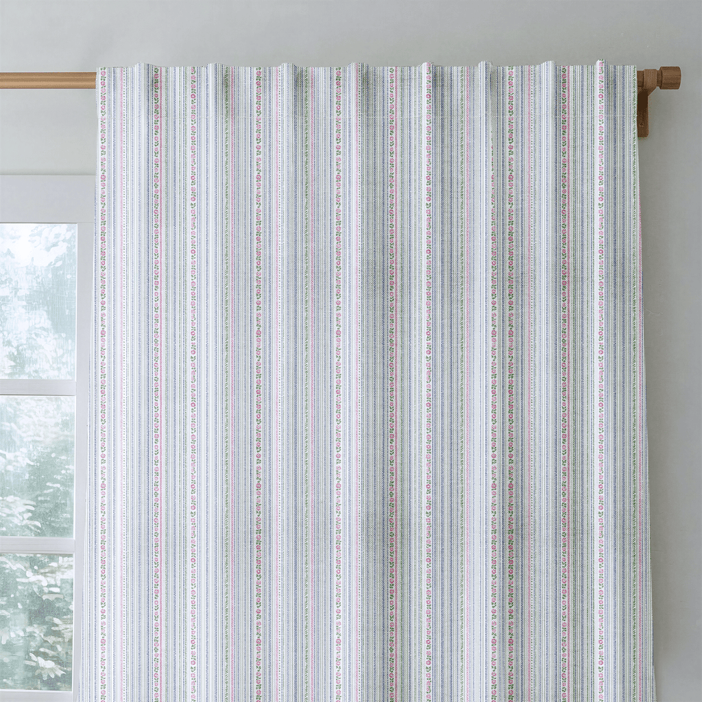 Loxley Stripes - Curtain Panel - The Drapery