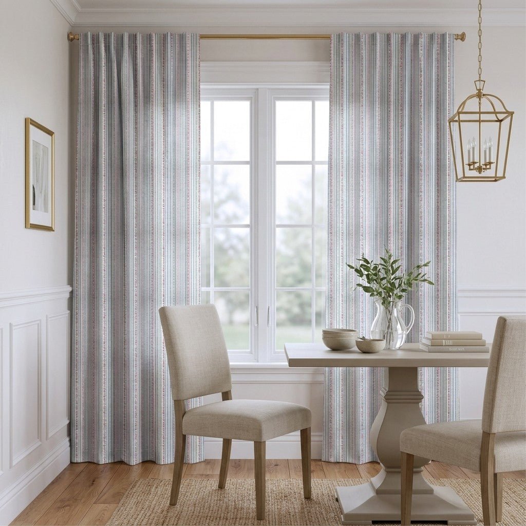 Loxley Stripes - Curtain Panel - The Drapery