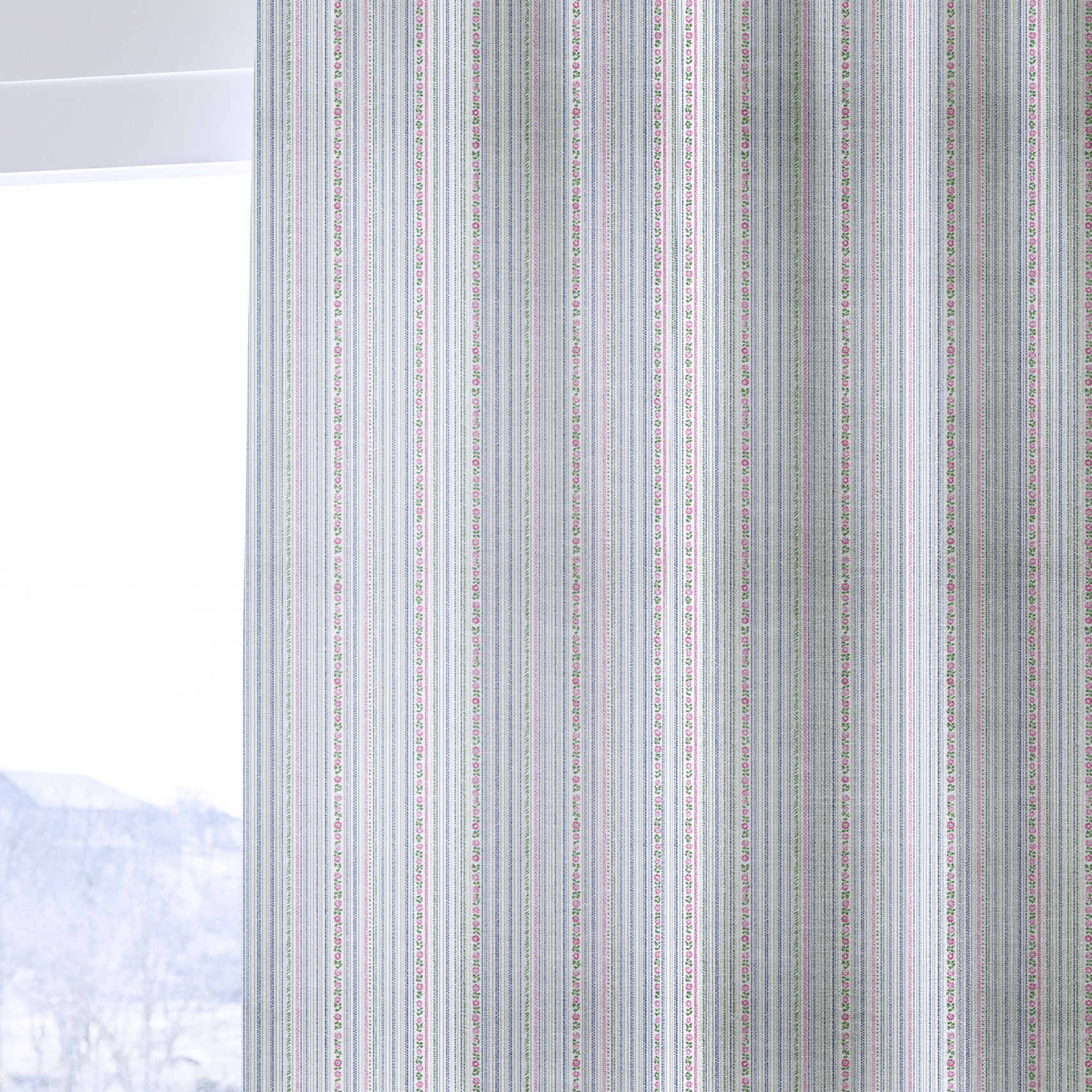 Loxley Stripes - Curtain Panel - The Drapery