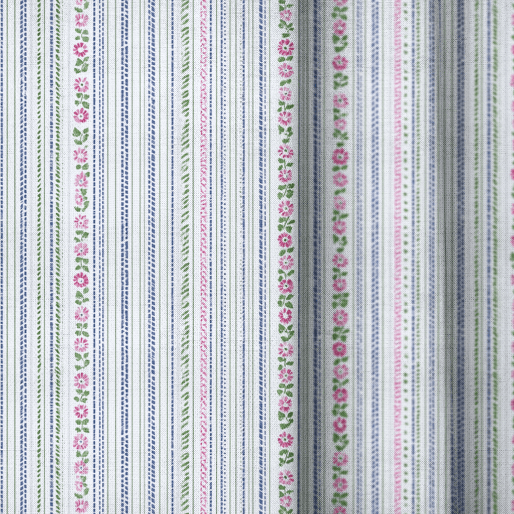 Loxley Stripes - Curtain Panel - The Drapery