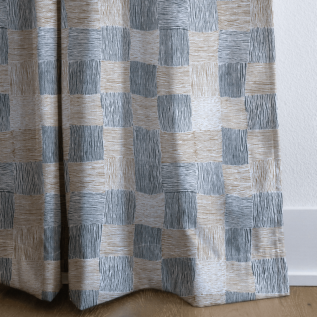 Lucan Check - Curtain Panel - The Drapery