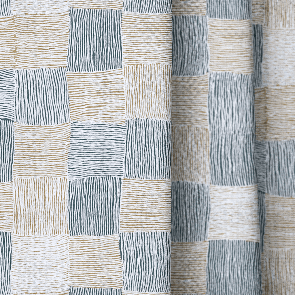 Lucan Check - Curtain Panel - The Drapery