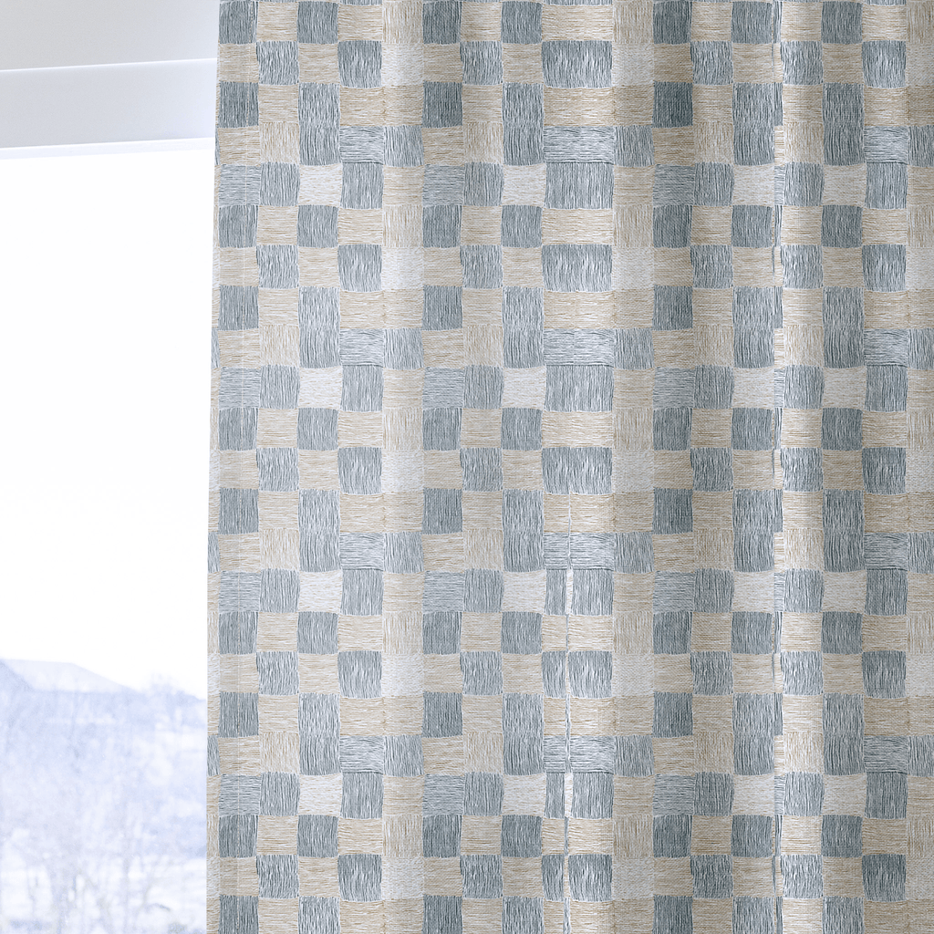Lucan Check - Curtain Panel - The Drapery