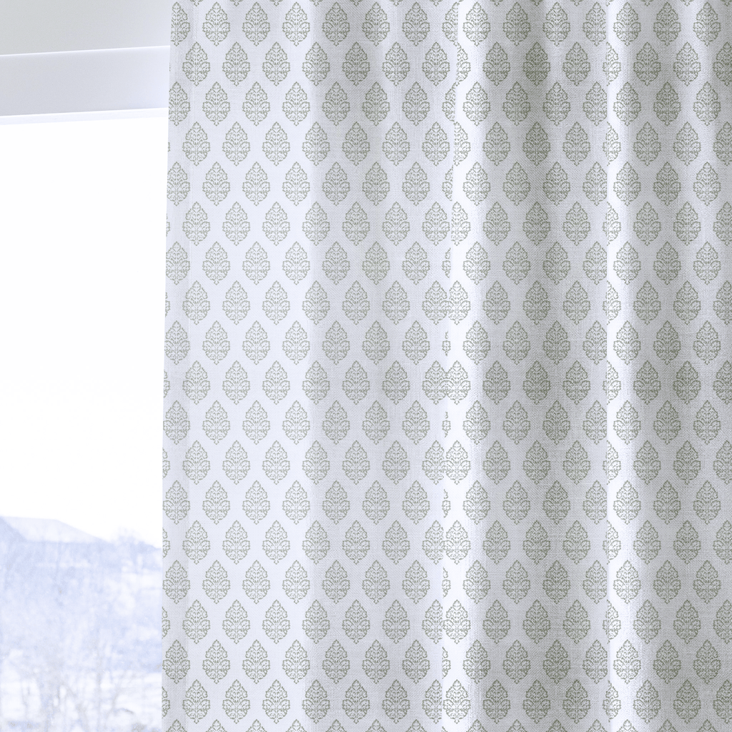 Lucara Damask - Curtain Panel - The Drapery